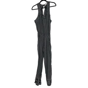Max Studio Floral 100% Rayon Smocked Jumpsuit - Women’s L